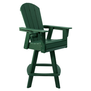 Chatham Adirondack Swivel Bar Chair with Cup Holder