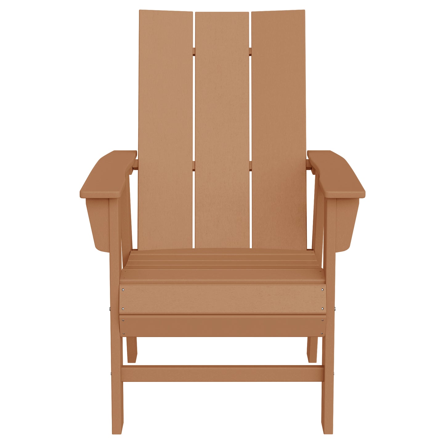 Malibu Modern All-Weather Outdoor Contoured Adirondack Dining Chair