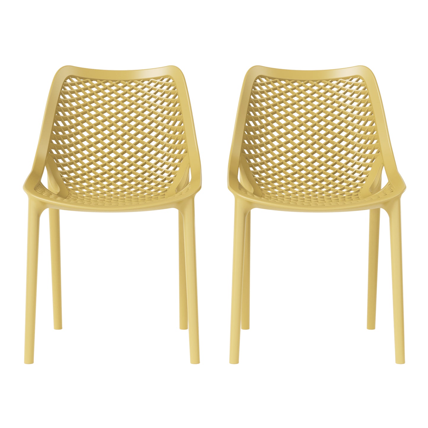 Polyform Stacking Dining Side Chair (Set of 2)