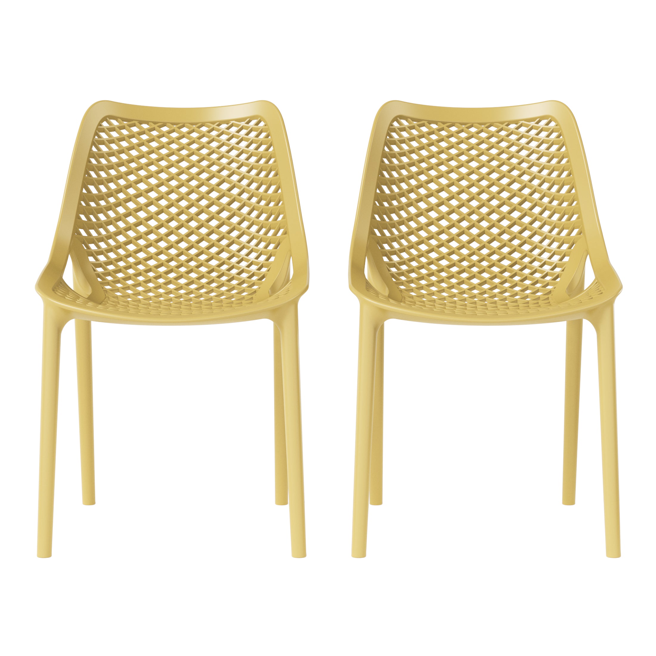Polyform Stacking Dining Side Chair (Set of 2)