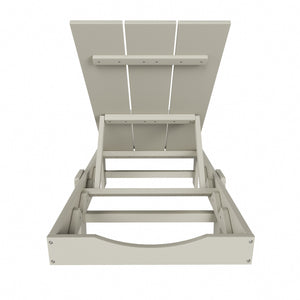 Malibu Modern All-Weather Outdoor Reclining Sun Lounger With Wheels