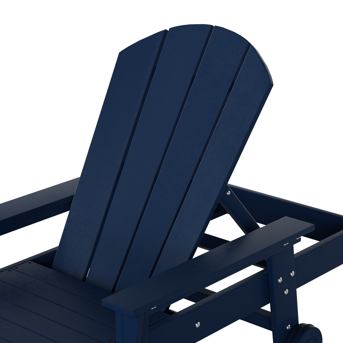 Chatham All-Weather Outdoor Adirondack Reclining Sun Lounger With Arms Rests & Wheels