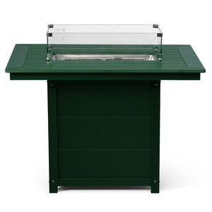 Sedona Rectangular 34" X 46" Dining Fire Pit Table