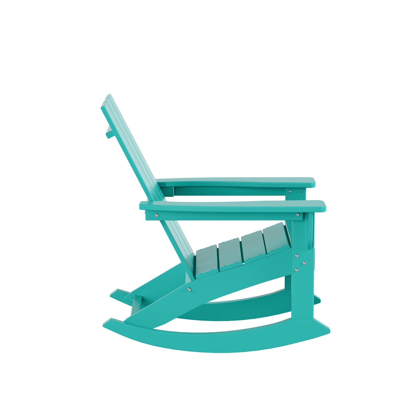 Malibu Modern All-Weather Outdoor Rocking Adirondack Chair