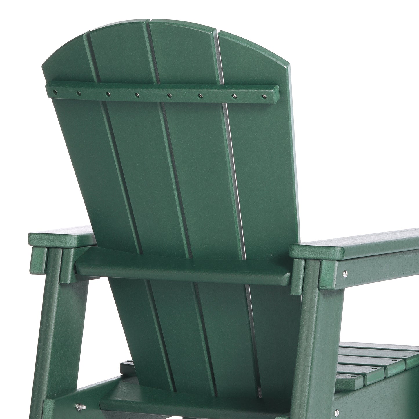 Tiny Terraces Kids' All-Weather Outdoor Poly Adirondack Chair
