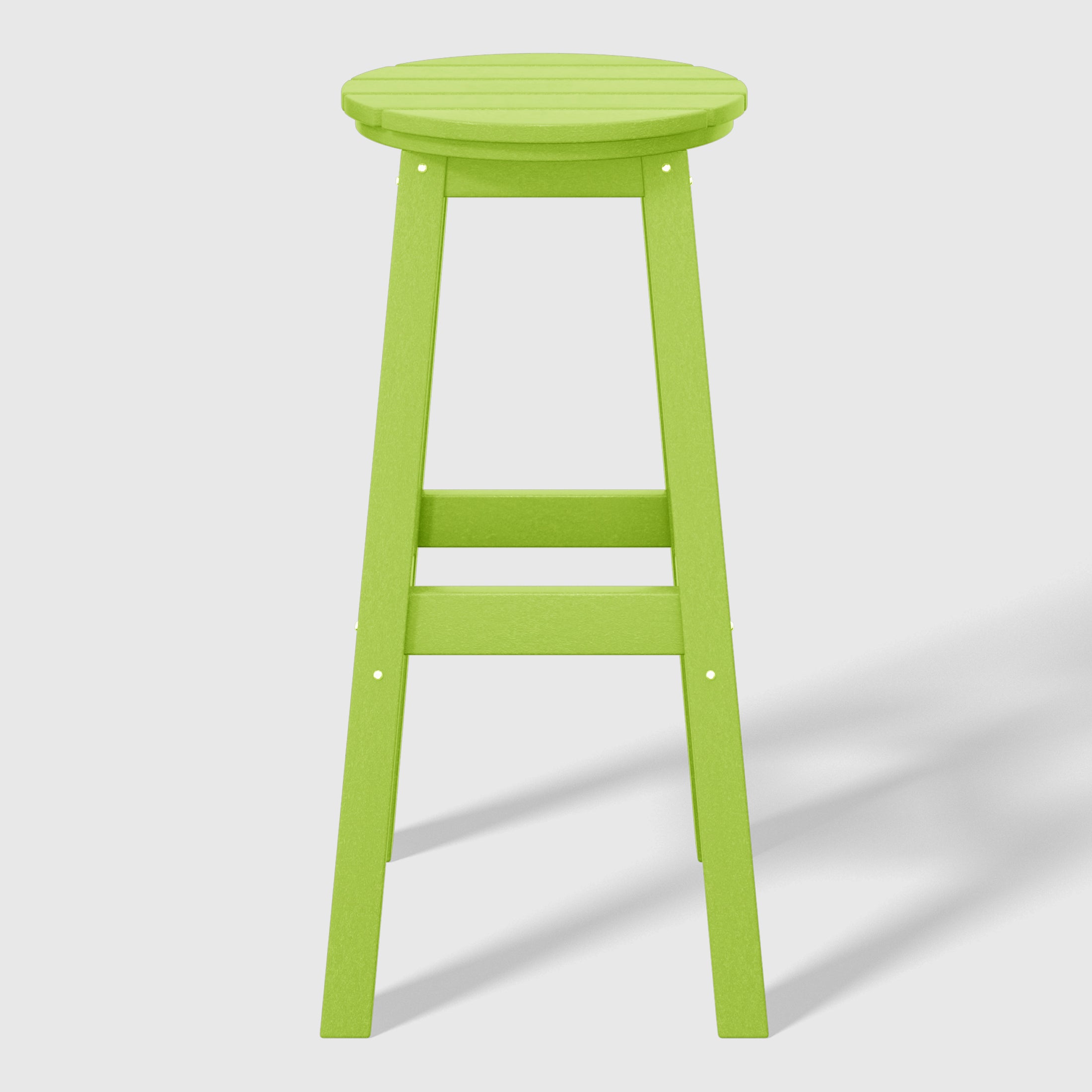 Stockholm All-Weather Outdoor Round Bar Stool (29" Height)