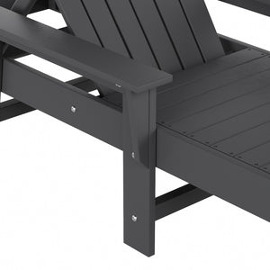 Westport Classic All-Weather Outdoor Adirondack Reclining Sun Lounger With Arms Rests