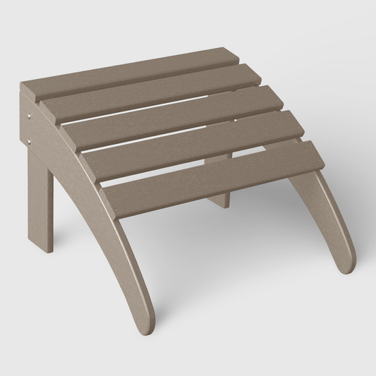 All-Weather Outdoor Adirondack Chair Folding Foot Rest/Ottoman