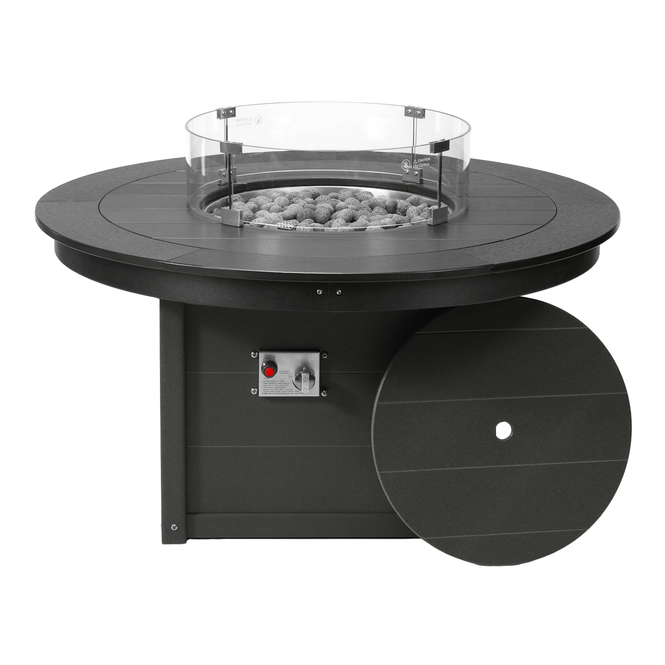 Sedona Round 47" Fire Pit Table