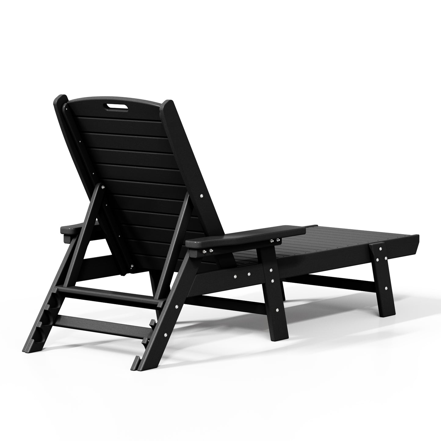 Santa Monica All-Weather Outdoor Reclining Sun Lounger with Arm Rests