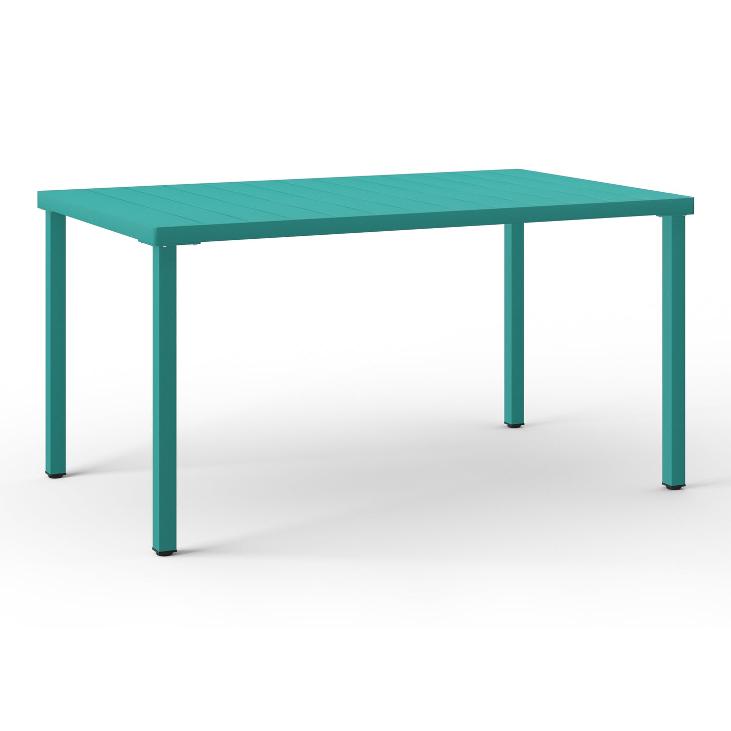 Polyform 59" x 35.4" Steel Rectangular Dining Table
