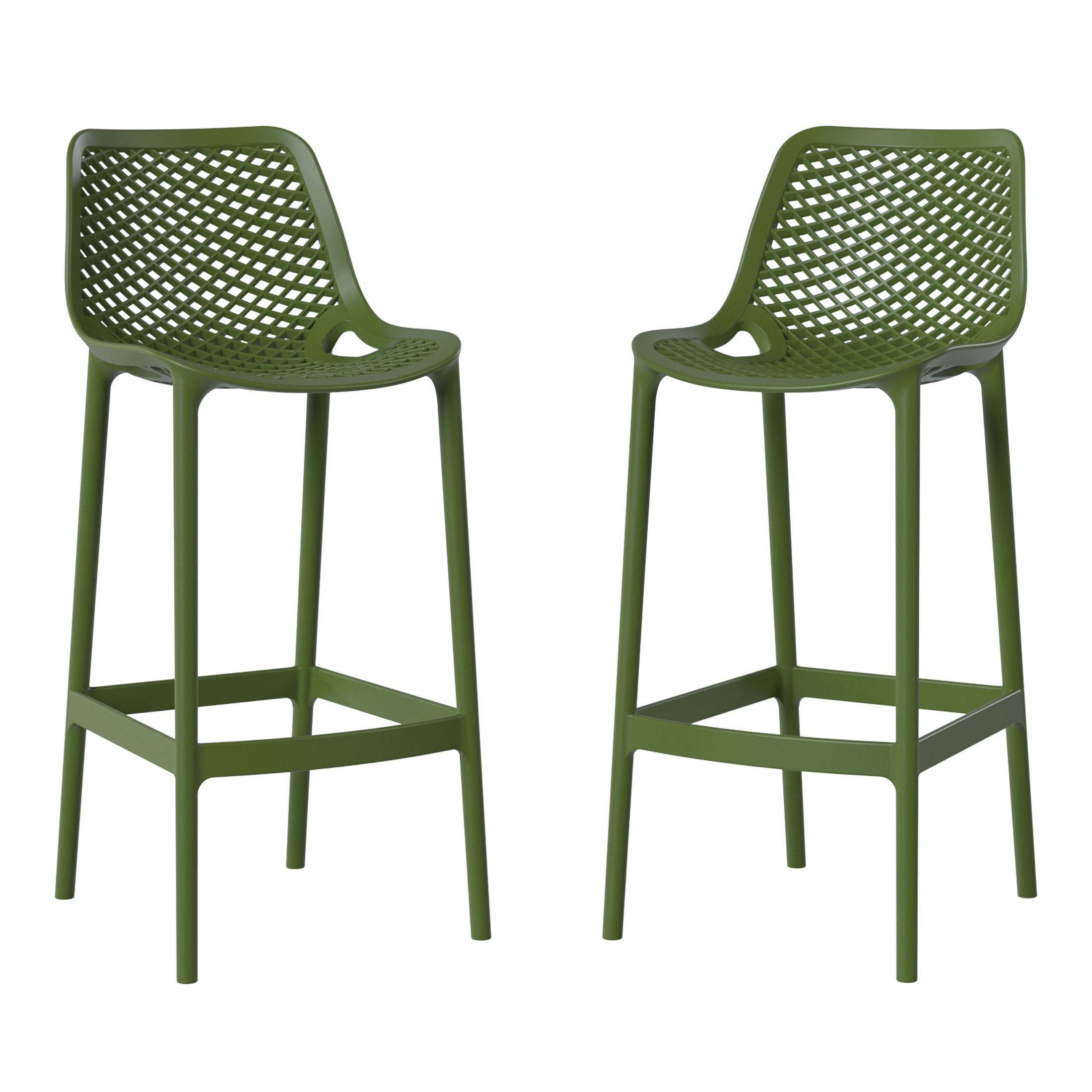29.5" Outdoor Bar Stool (Set of 2)
