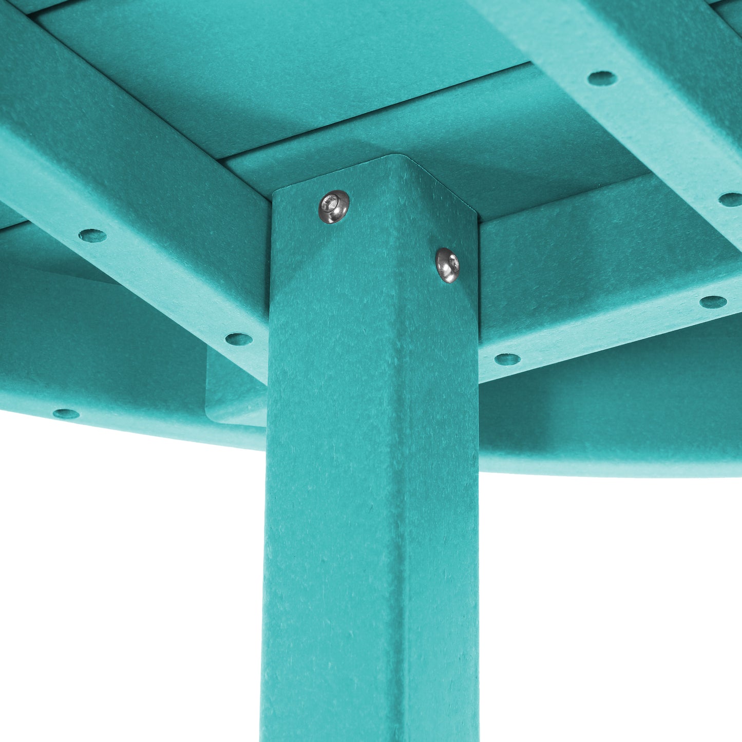 Tiny Terraces Kids' All-Weather Outdoor Round Dining Table (38" Wide)