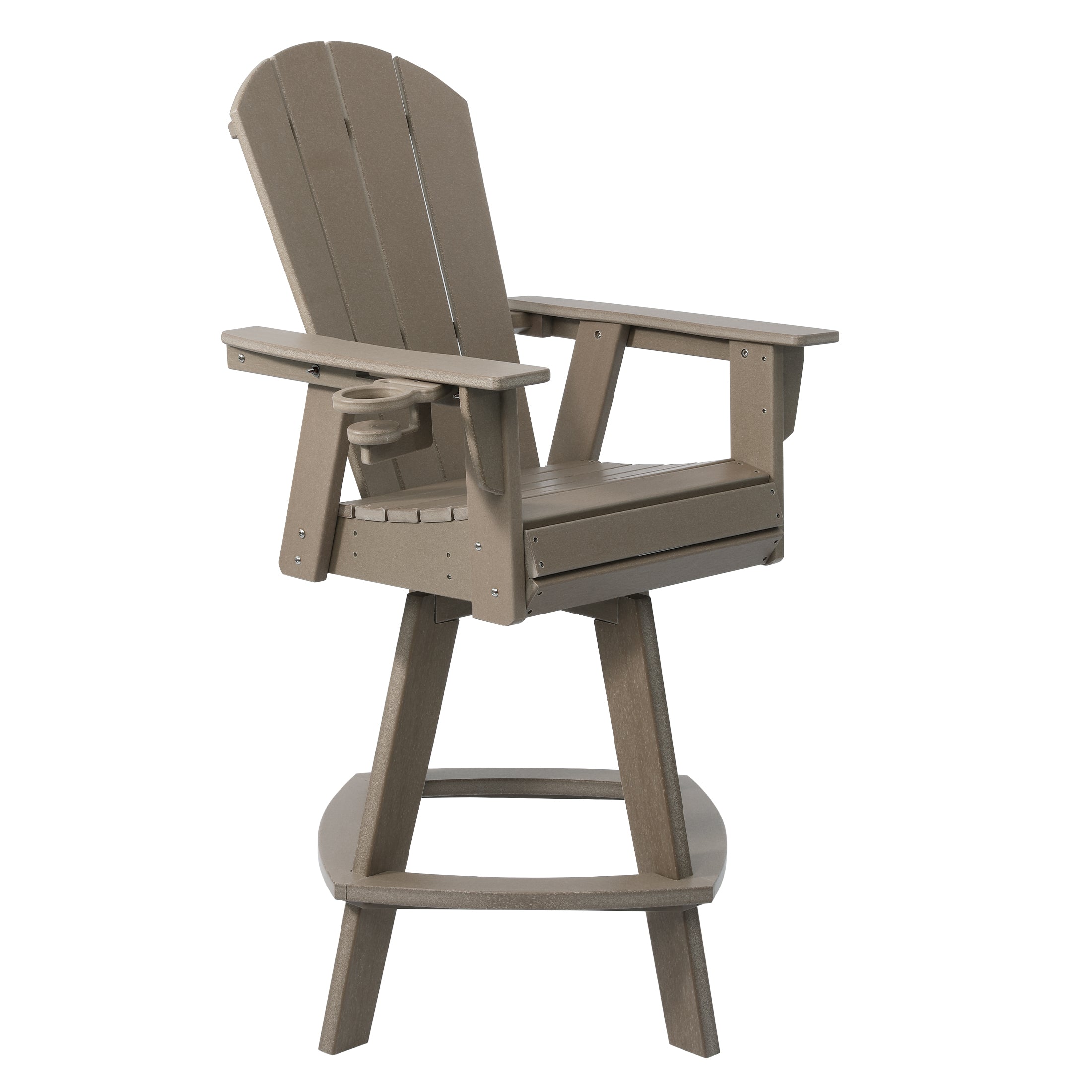Chatham Adirondack Swivel Bar Chair with Cup Holder