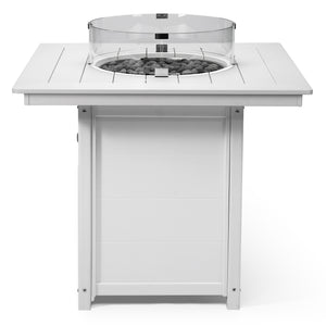 Sedona Square 42" Counter Fire Pit Table