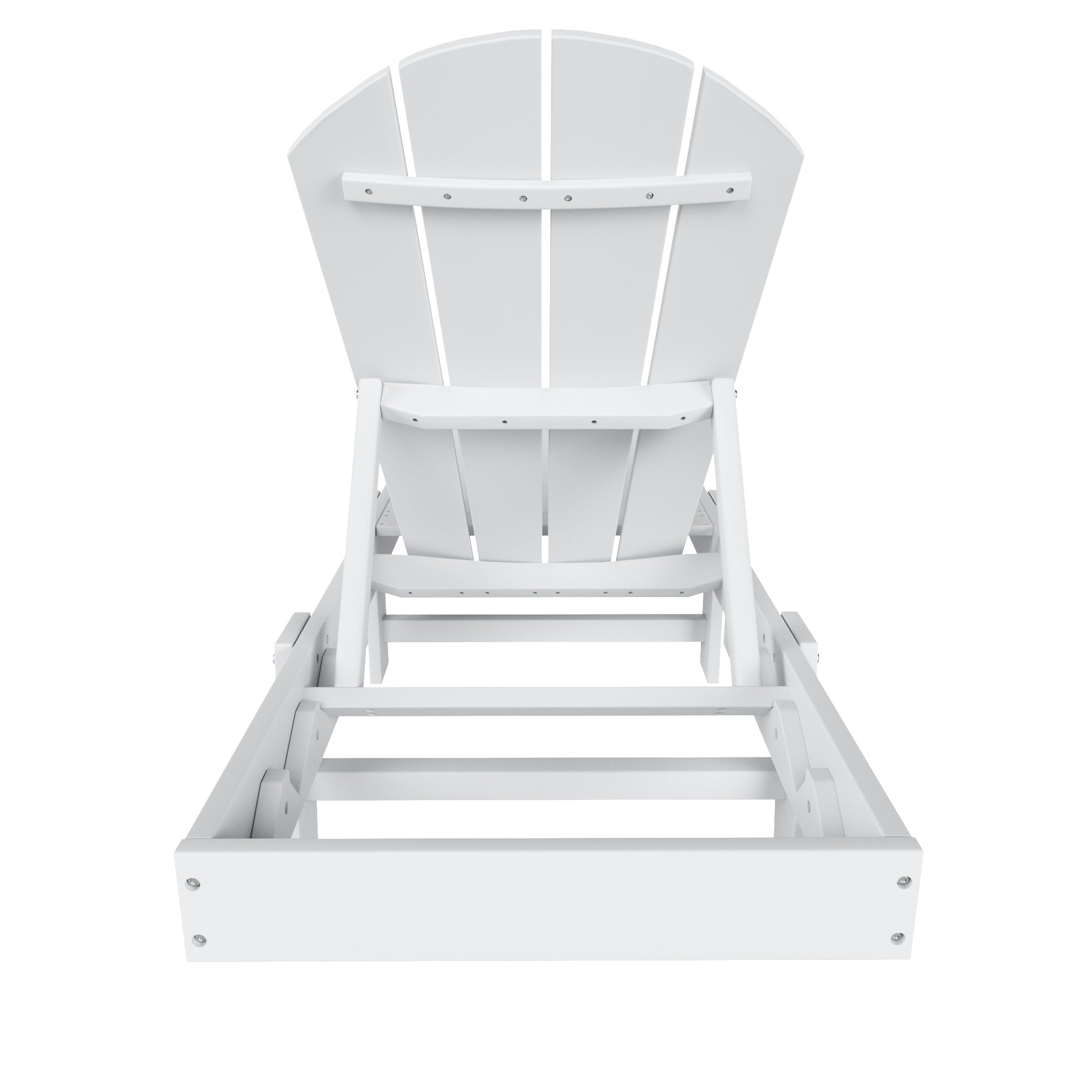 Chatham All-Weather Outdoor Adirondack Reclining Sun Lounger With Wheels
