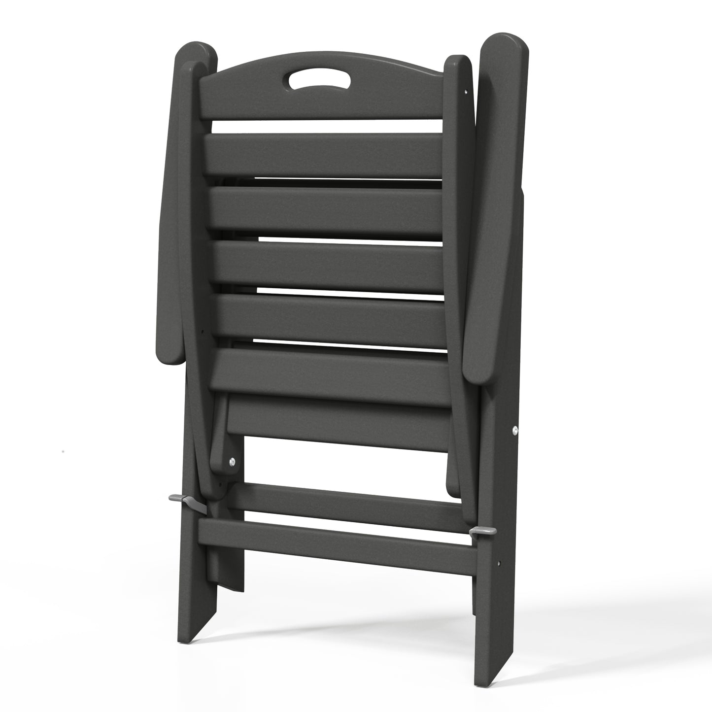 Aarhus All-Weather Outdoor Patio Folding Tall Back Dining Chair (38" High)
