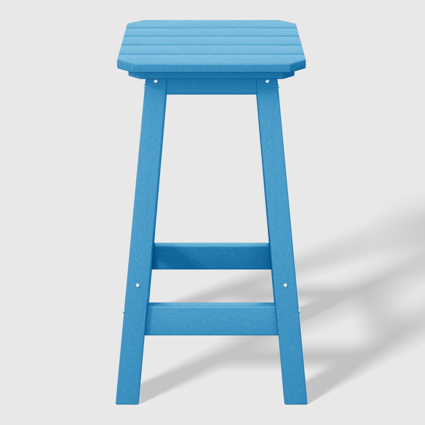 Stockholm  All-Weather Outdoor Square Counter Stool (24" Seat Height)