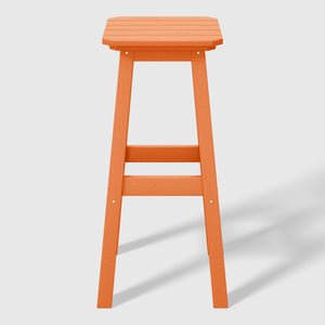 Stockholm All-Weather Outdoor Square Bar Stool (29" Height)