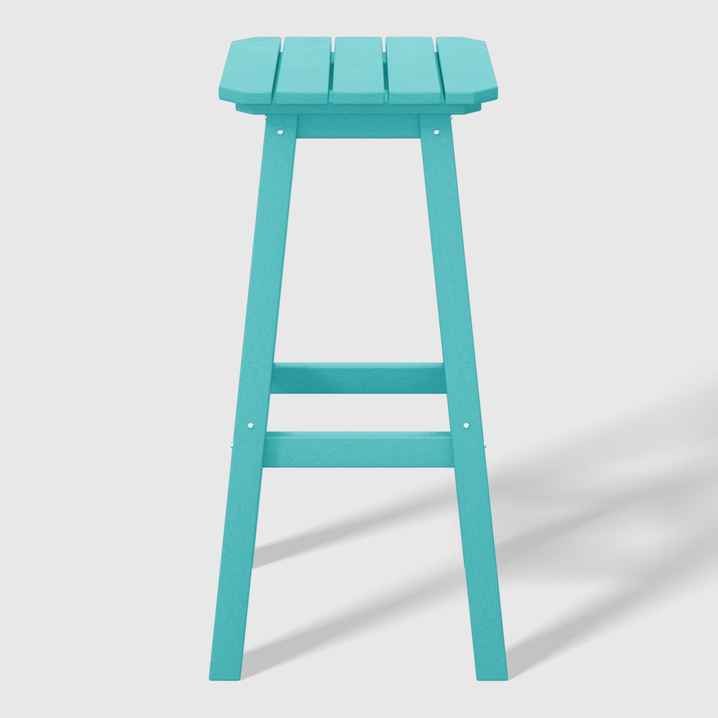 Stockholm All-Weather Outdoor Square Bar Stool (29" Height)