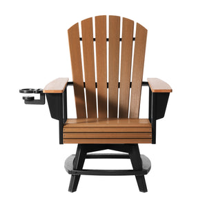 Heritage Ridge Adirondack Swivel Dining Chair With Cup Holder