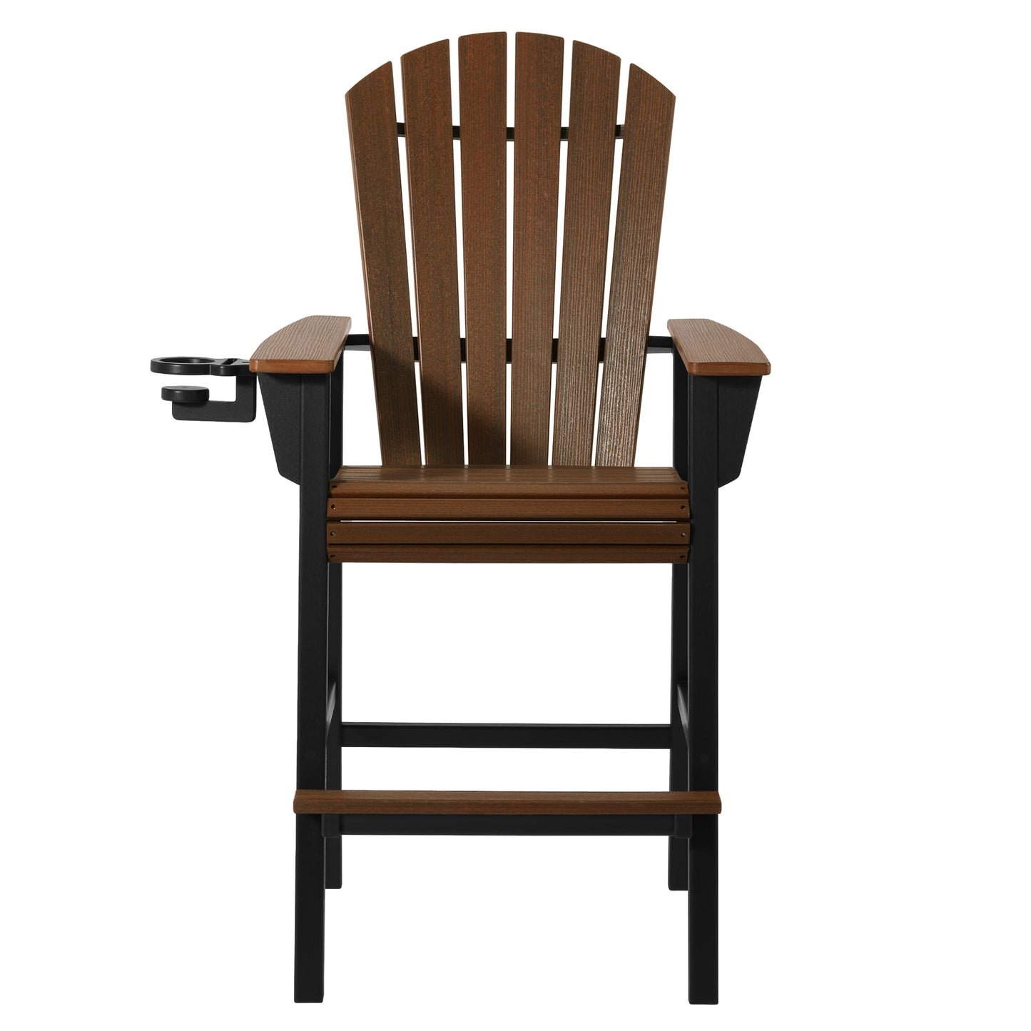 Heritage Ridge Adirondack Bar Chair With Cup Holder