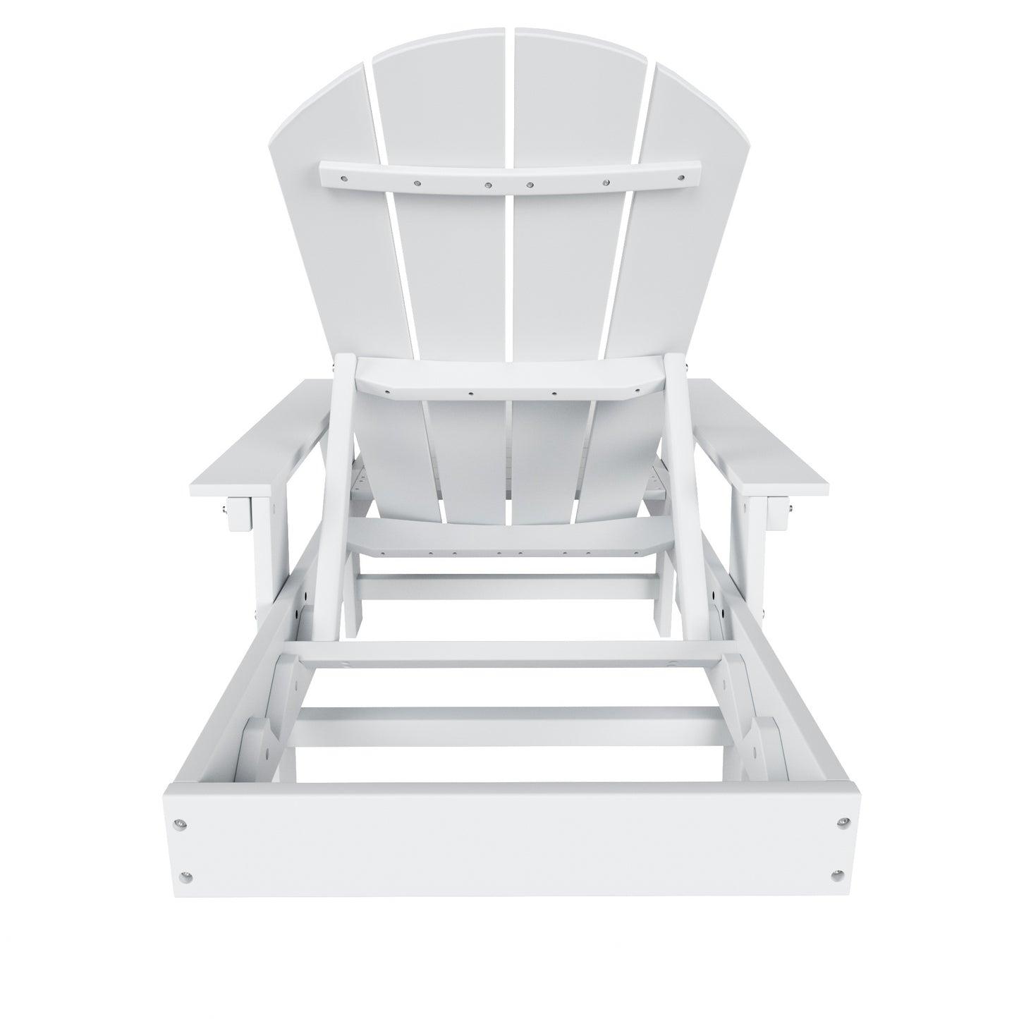Chatham All-Weather Outdoor Adirondack Reclining Sun Lounger With Arms Rests & Wheels
