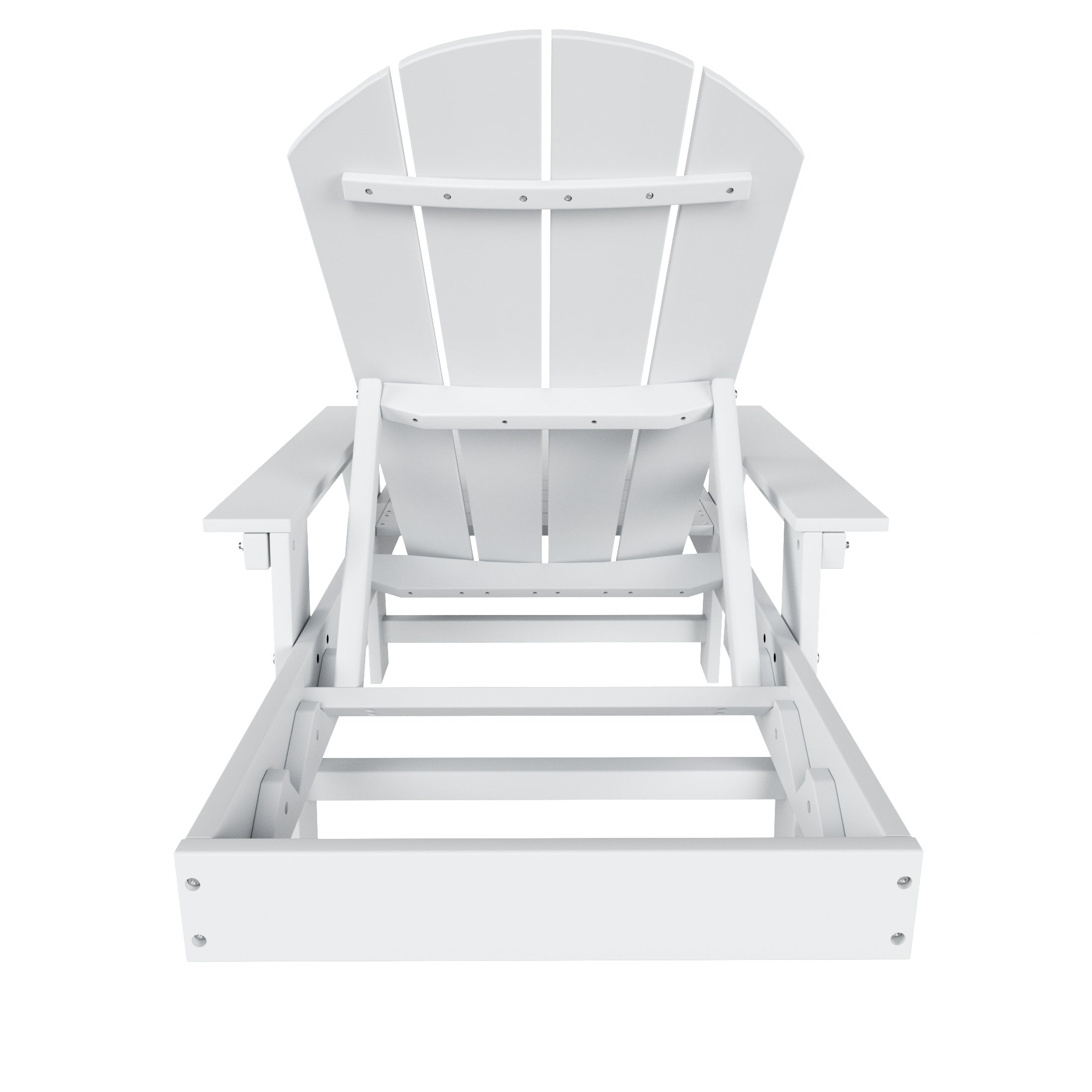 Chatham All-Weather Outdoor Adirondack Reclining Sun Lounger With Arms Rests & Wheels
