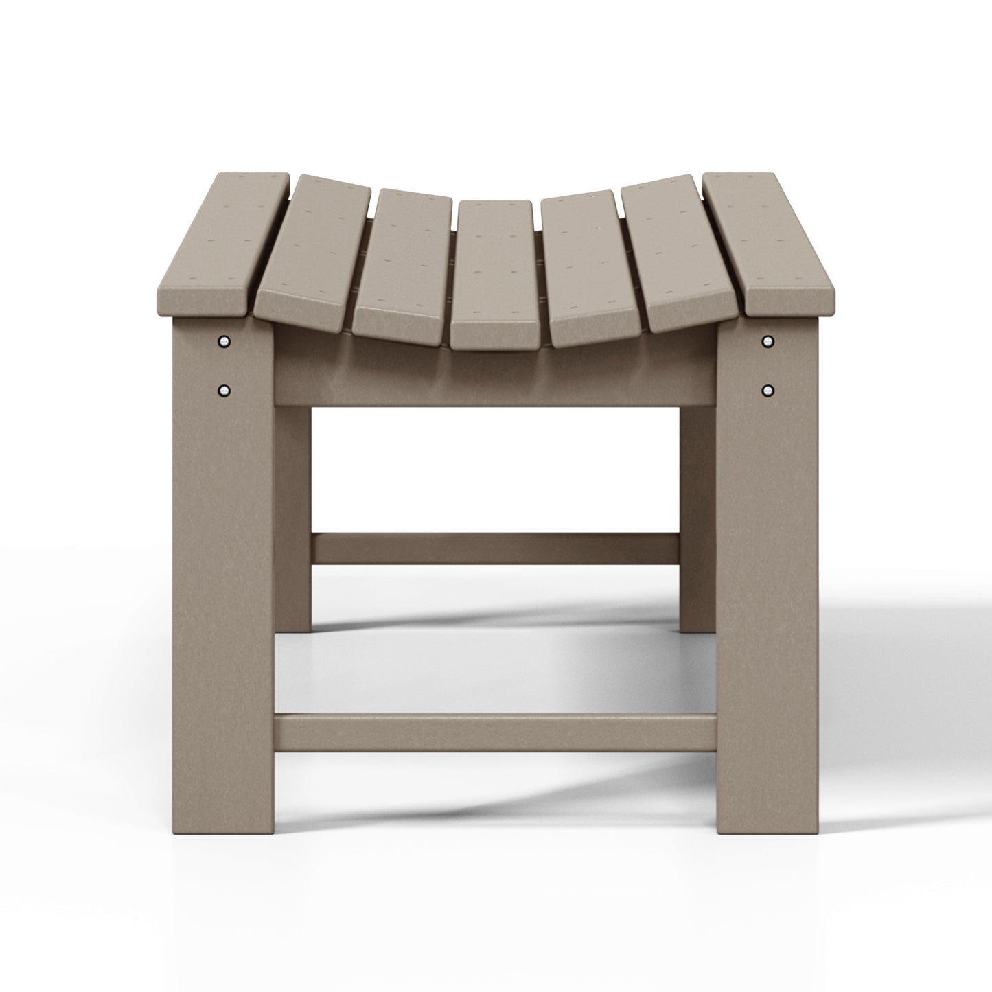 Concord All-Weather Outdoor Garden Backless Bench (46" Wide)