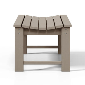 Concord All-Weather Outdoor Garden Backless Bench (46" Wide)