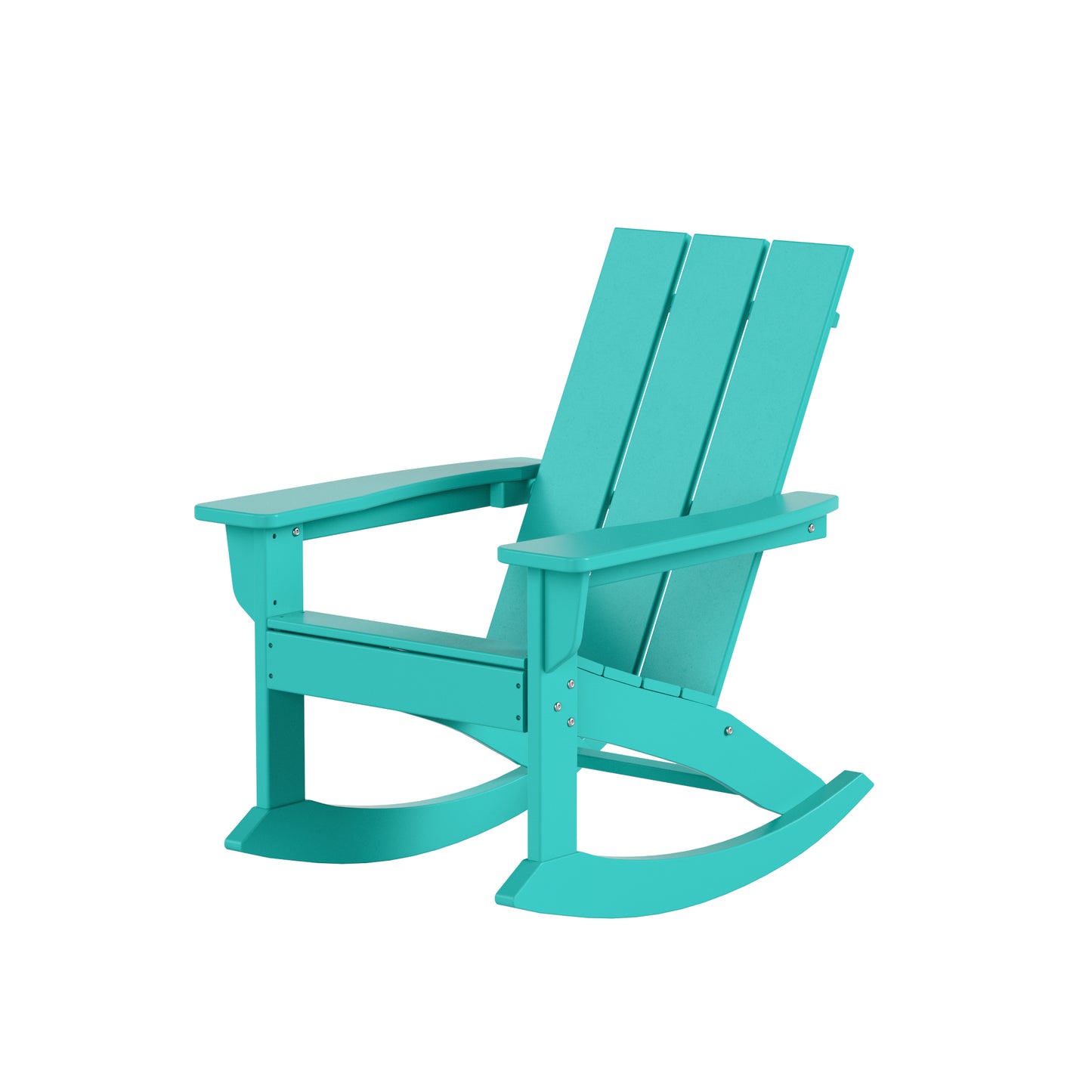 Malibu Modern All-Weather Outdoor Rocking Adirondack Chair