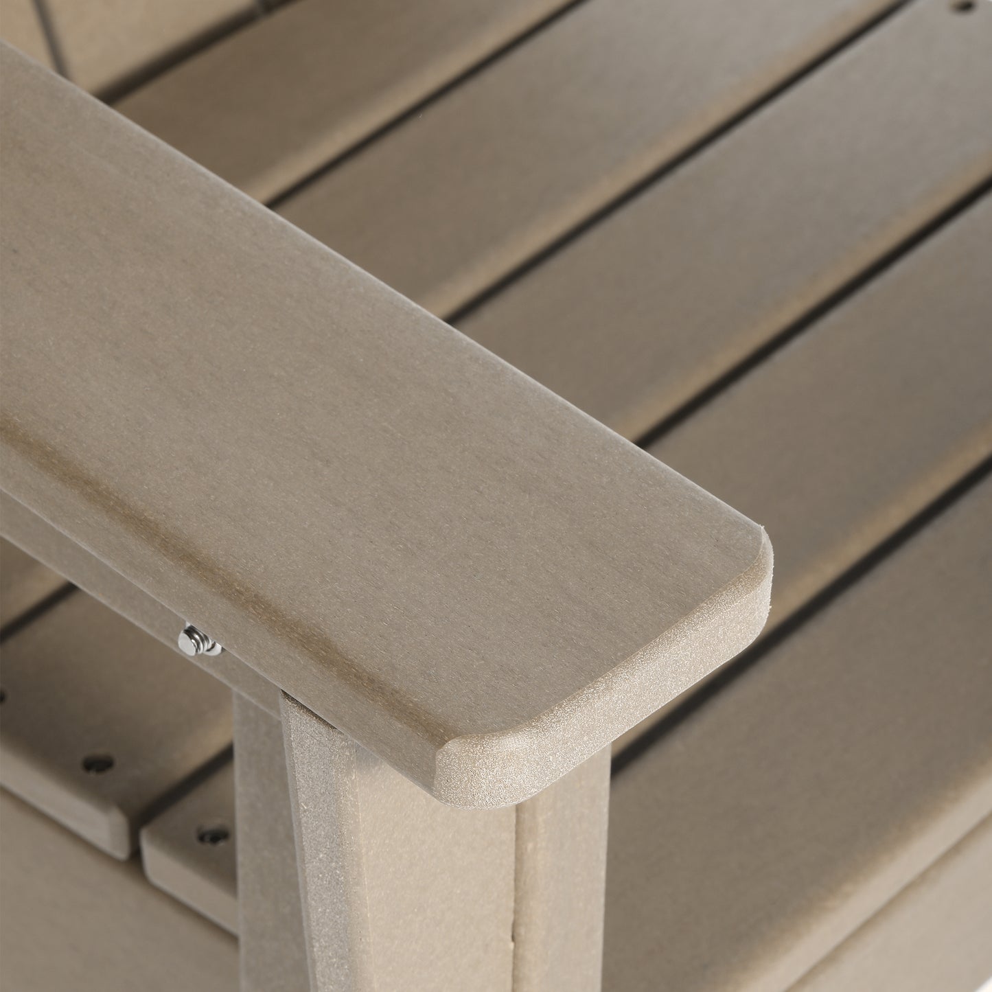 Tiny Terraces Kids' All-Weather Outdoor Poly Adirondack Chair