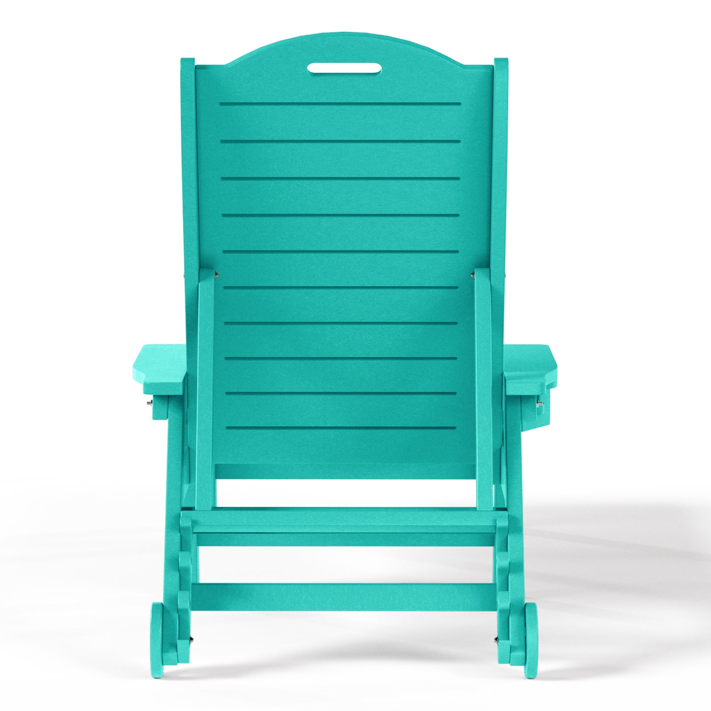 Santa Barbara Reclining Chaise Lounge with Cup Holder and Wheels