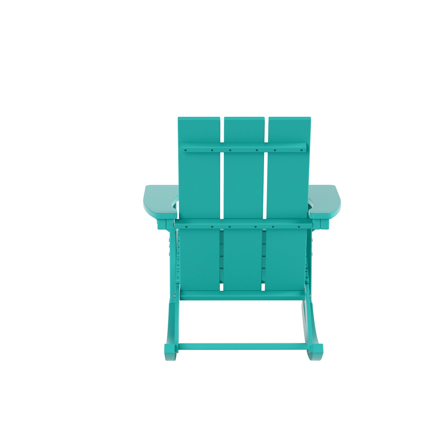 Malibu Modern All-Weather Outdoor Rocking Adirondack Chair