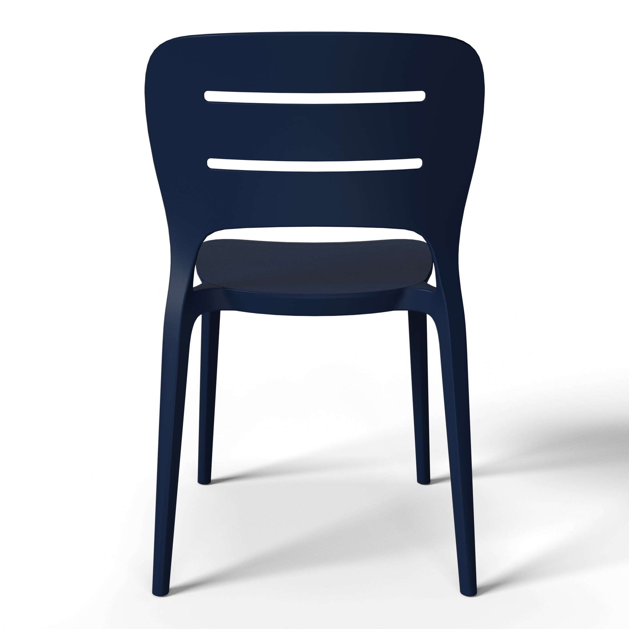 Patio Stacking Dining Side Chair (Set of 4)