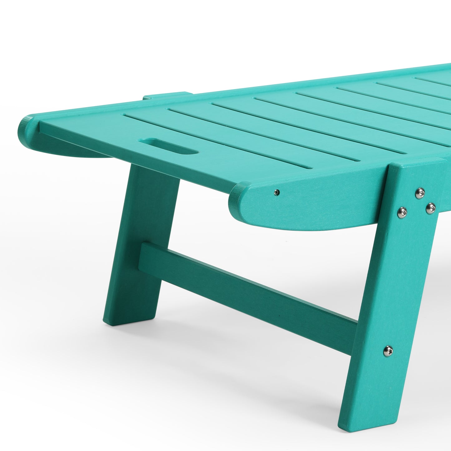 Santa Barbara Reclining Chaise Lounge with Cup Holder and Wheels