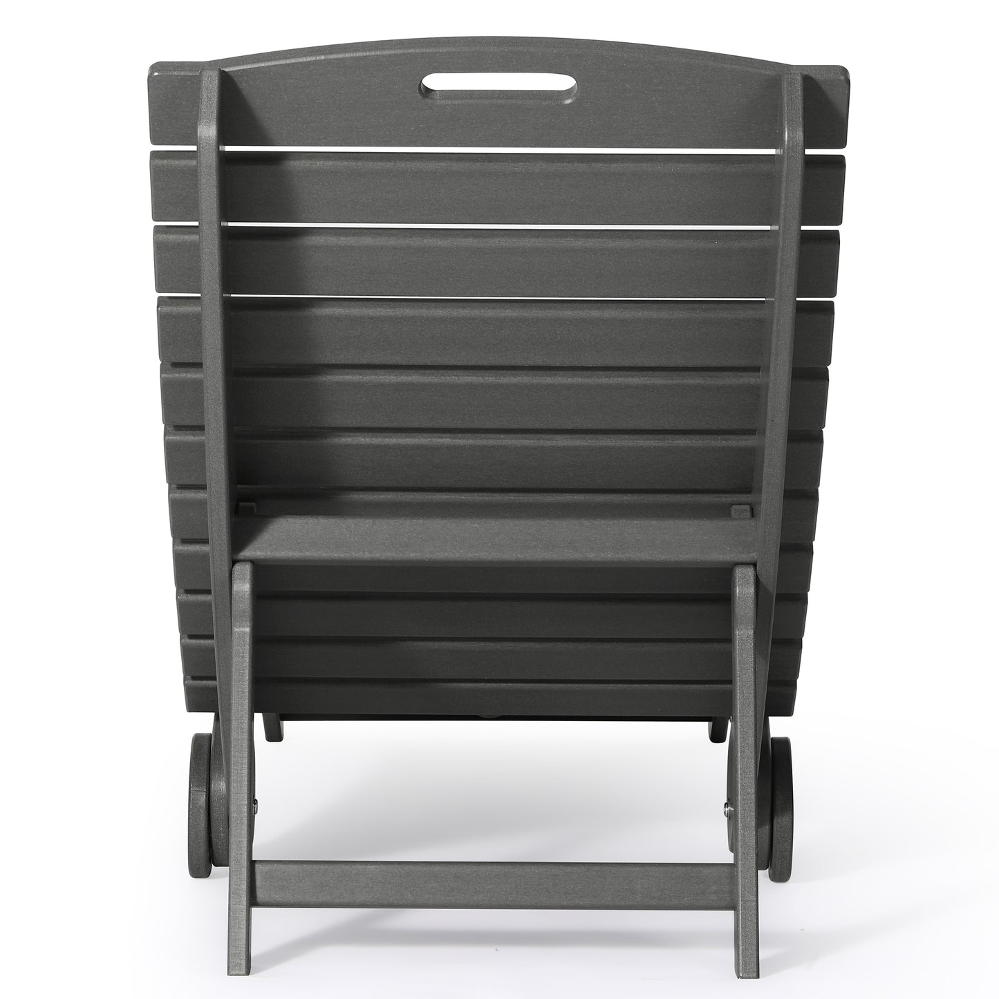 Key West Folding Pool Lounge Chair with Wheels