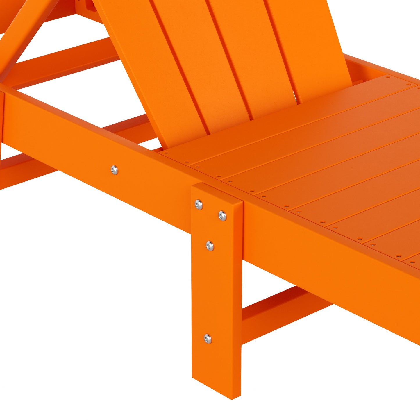 Chatham All-Weather Outdoor Adirondack Reclining Sun Lounger With Wheels