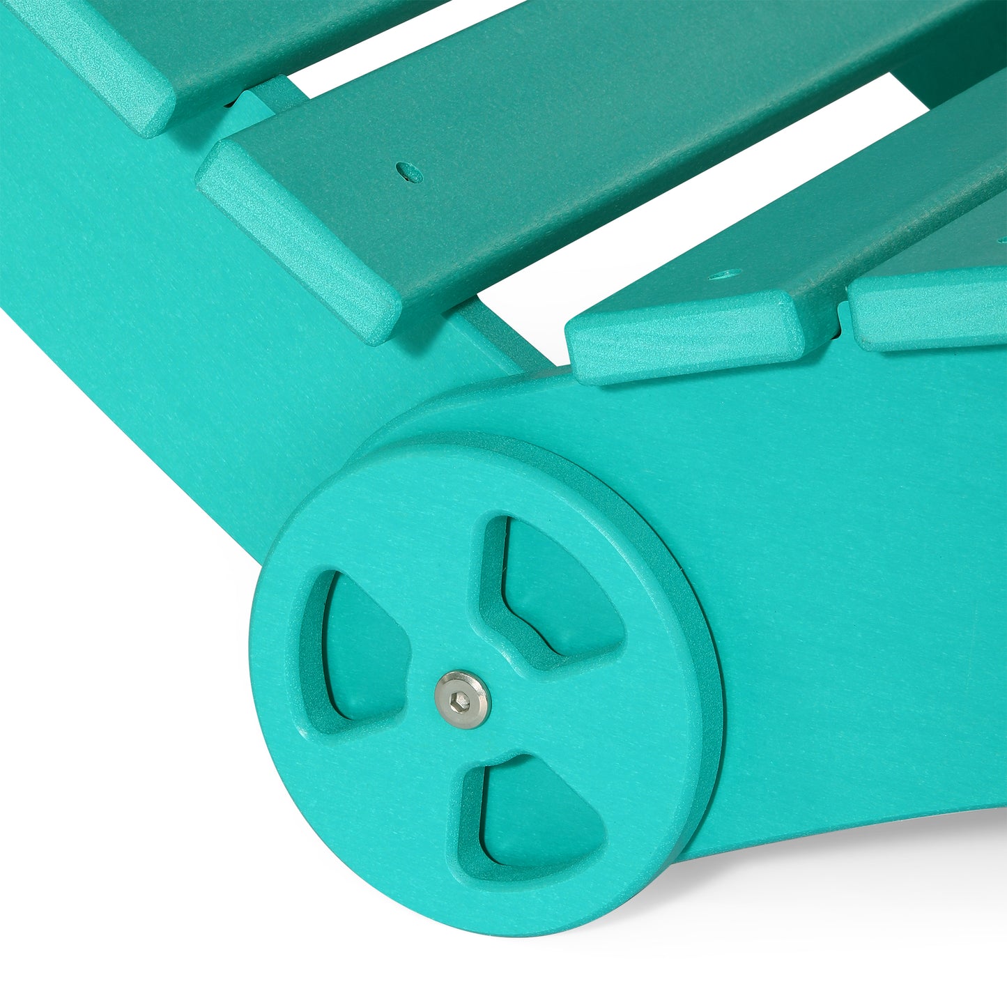 Key West Folding Pool Lounge Chair with Wheels