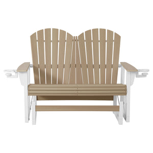 Adirondack 52“ Glider With Cup Holder