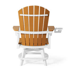Heritage Ridge Adirondack Swivel Dining Chair With Cup Holder