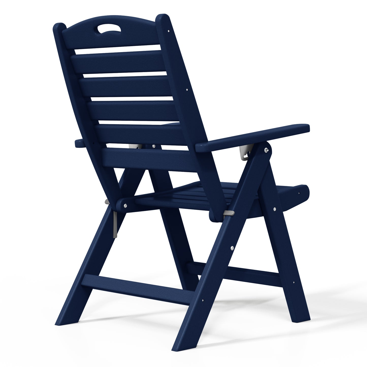 Aarhus All-Weather Outdoor Patio Folding Tall Back Dining Chair (38" High)