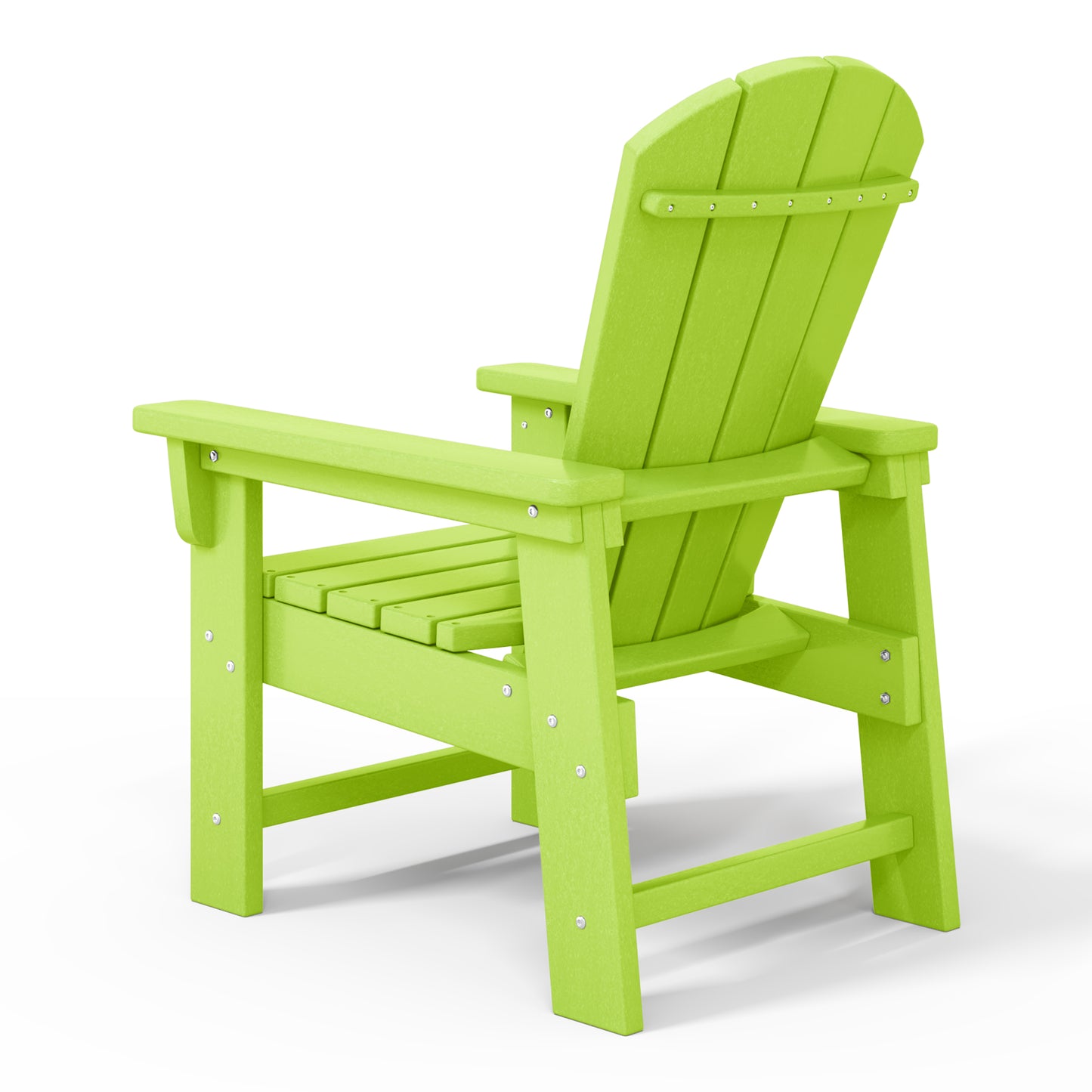 Tiny Terraces Kids' All-Weather Outdoor Poly Adirondack Chair
