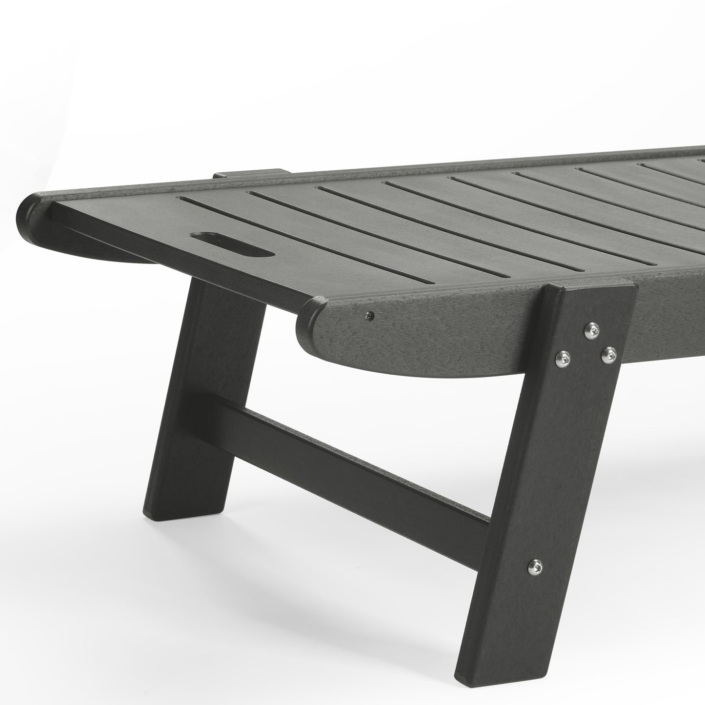 Santa Barbara Reclining Chaise Lounge with Cup Holder and Wheels