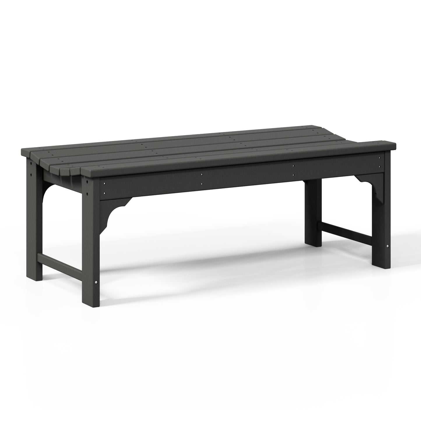 Concord All-Weather Outdoor Garden Backless Bench (46" Wide)
