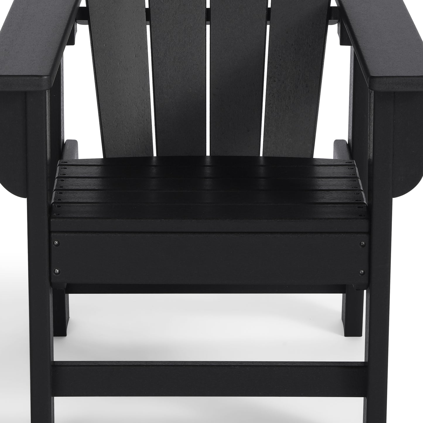 Tiny Terraces Kids' All-Weather Outdoor Poly Adirondack Chair