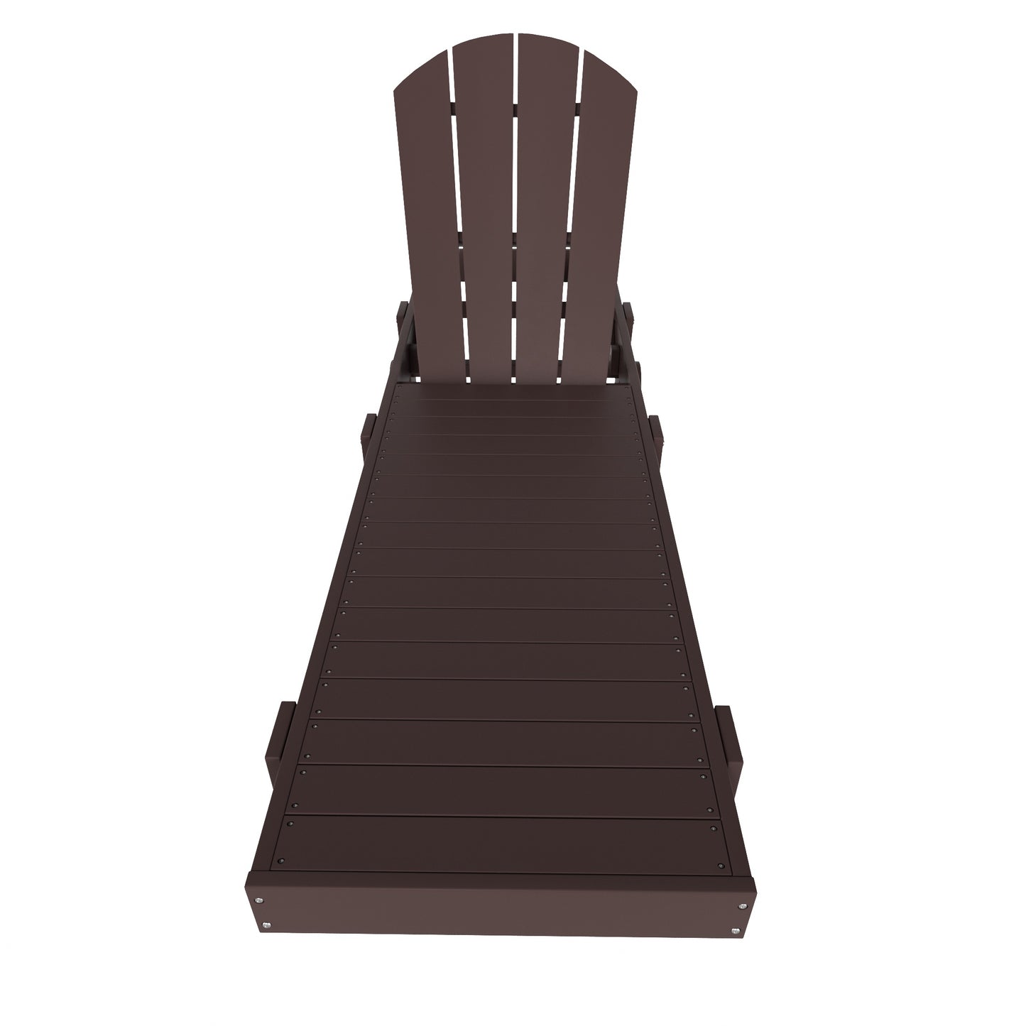 Chatham All-Weather Outdoor Adirondack Reclining Sun Lounger With Wheels