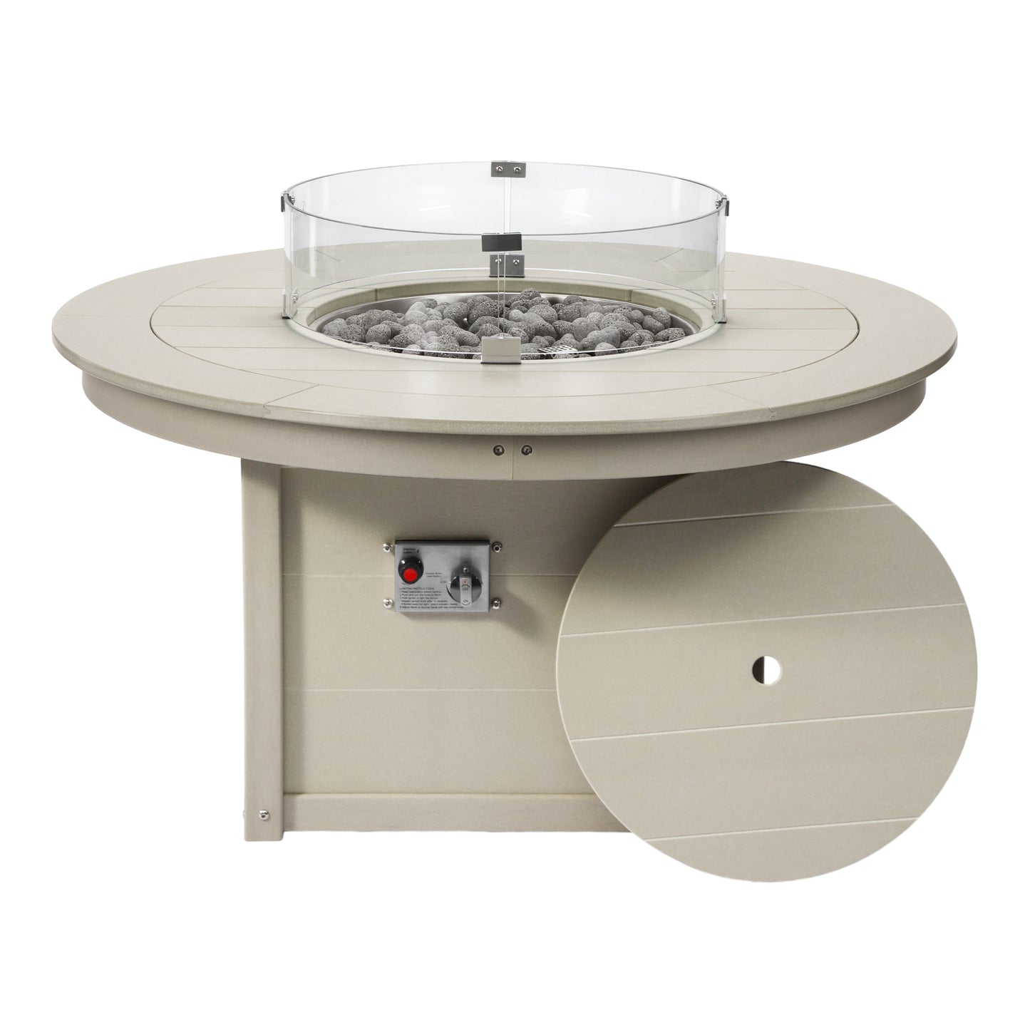 Sedona Round 47" Fire Pit Table
