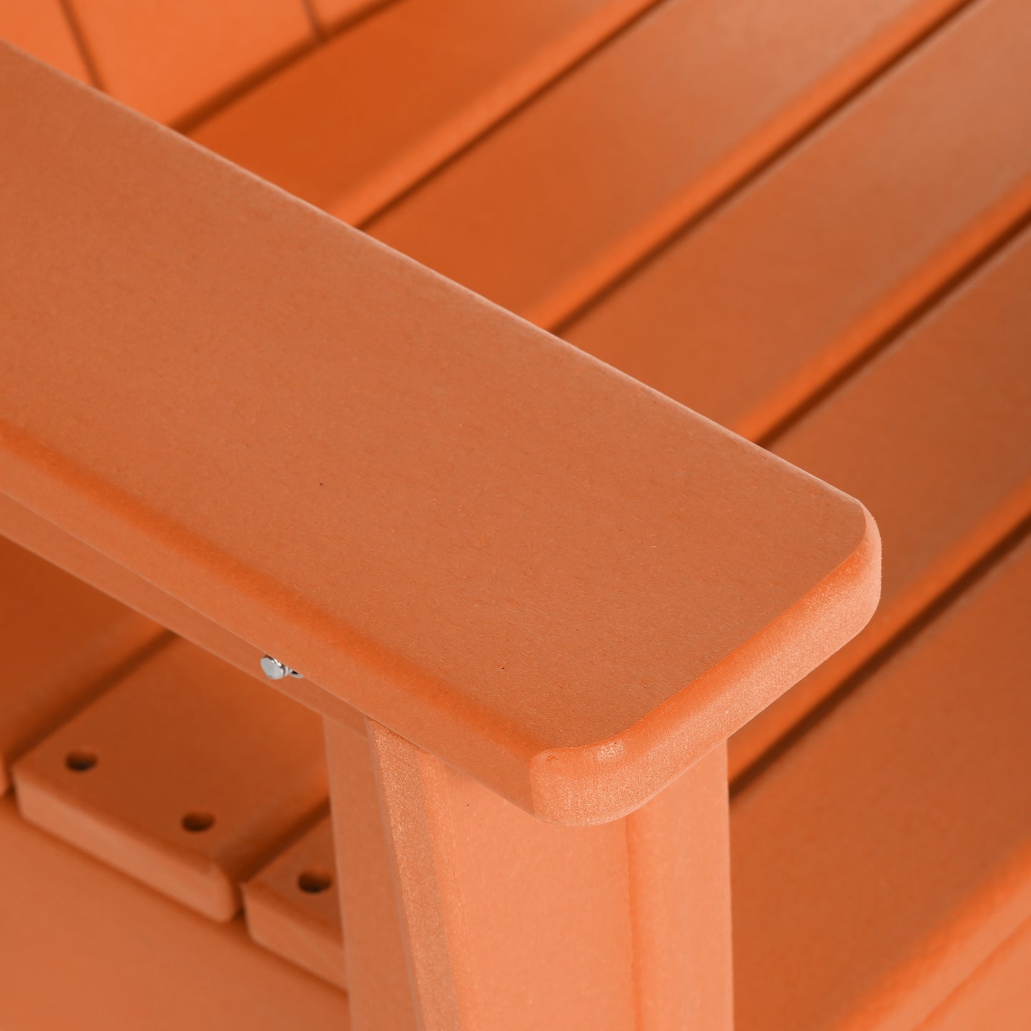 Tiny Terraces Kids' All-Weather Outdoor Poly Adirondack Chair