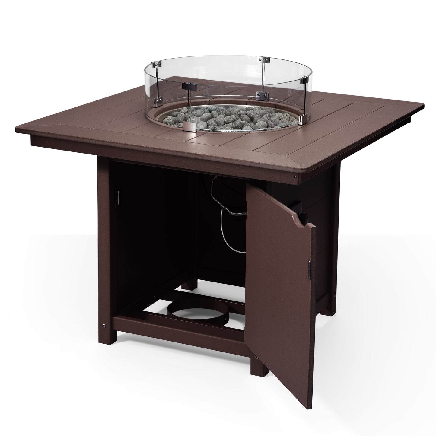 Sedona Square 42" Dining Fire Pit Table